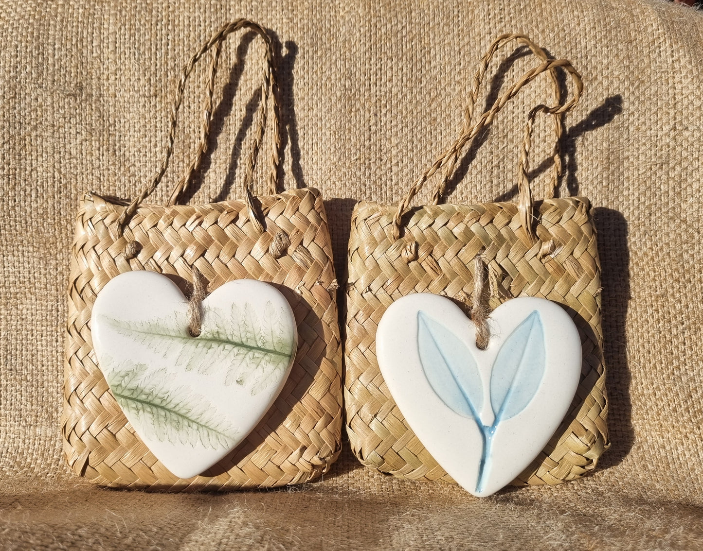 Ceramic Heart With Bag