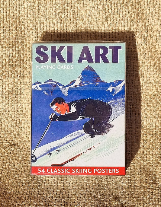 Ski Art Playing Cards