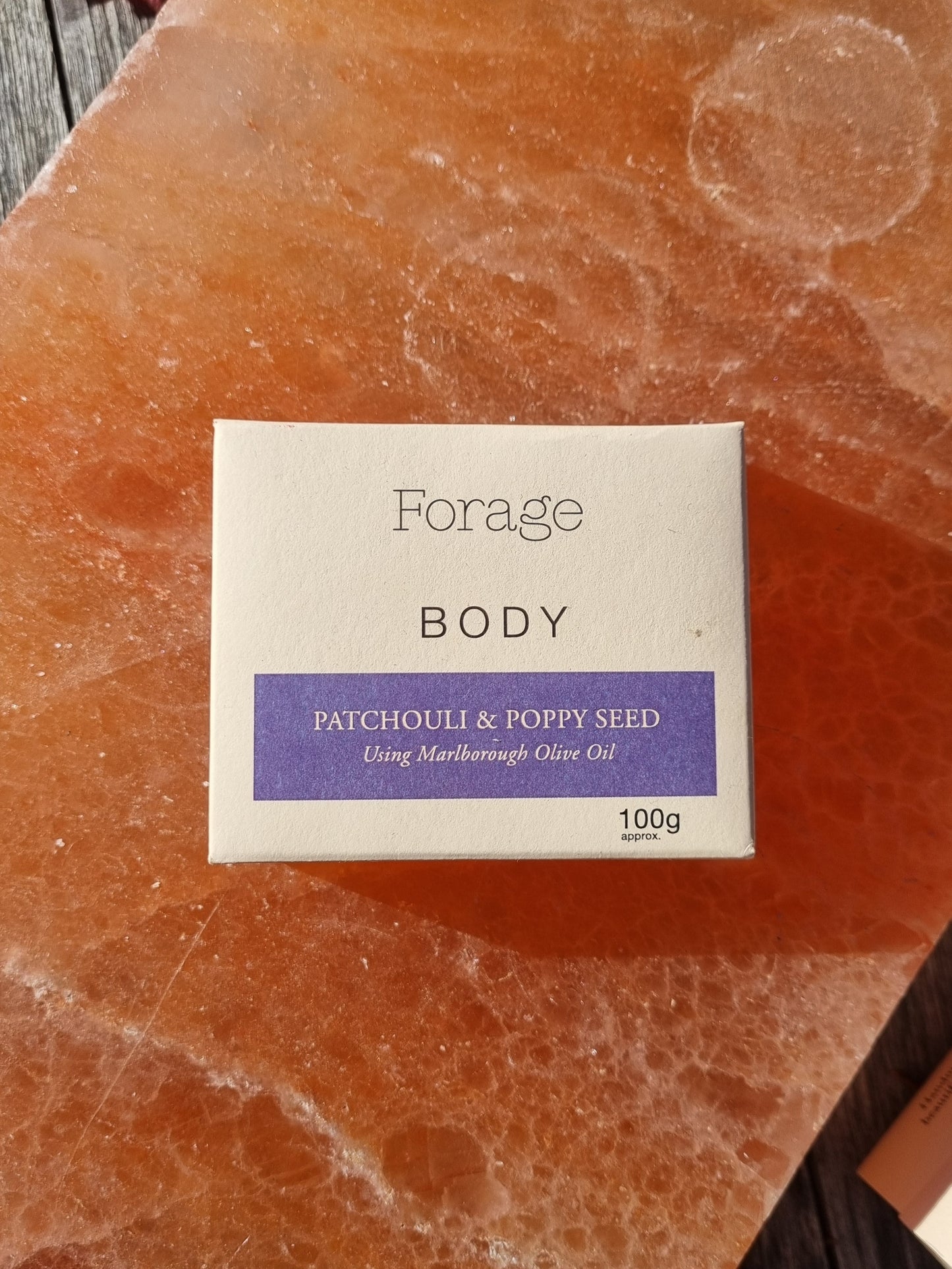 Forage Body Soap Patchouli & Poppy Seed