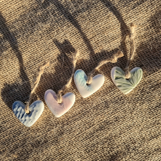 Hanging Ceramic Heart Small