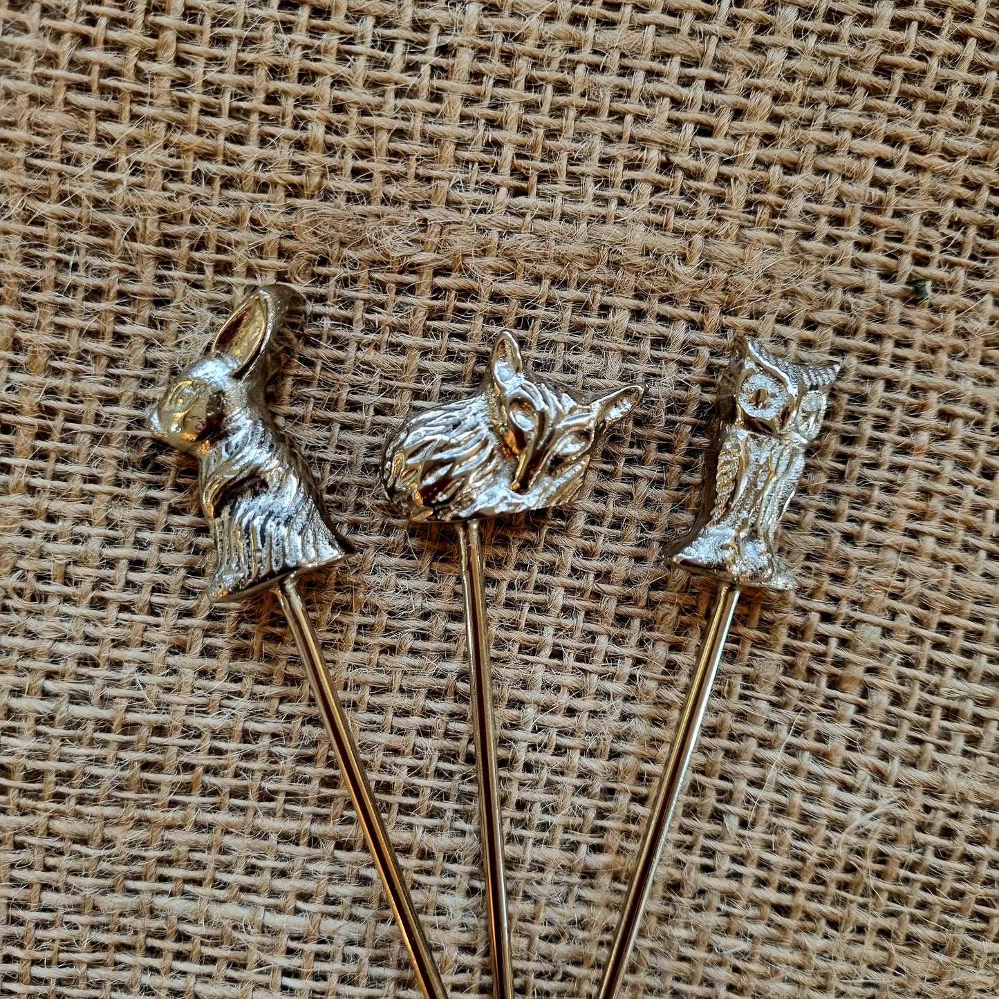 Silver Animal Stirrers
