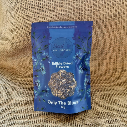 Only the Blues Edible Flowers