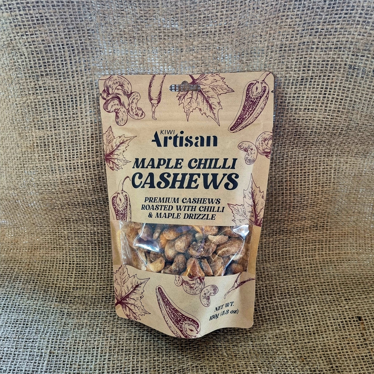 Kiwi Artisan Maple Chilli Cashews