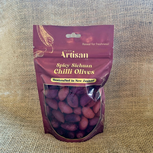 Kiwi Artisan Spicy Sichuan Chilli Olives