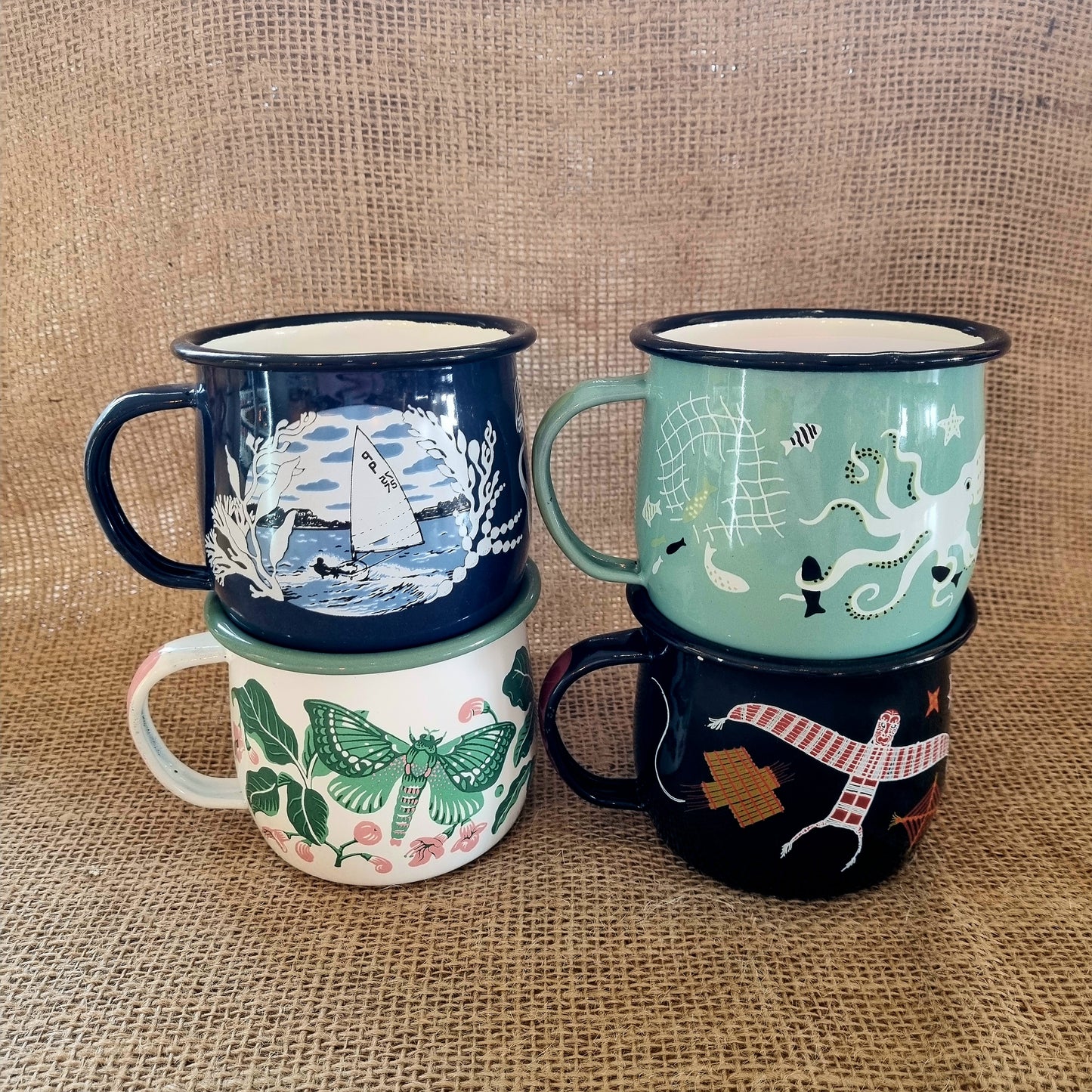 Kiwi Camping Mugs