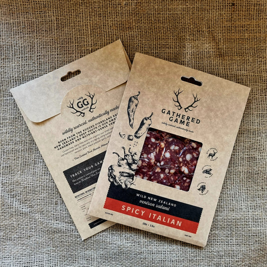 Gathered Game Venison Salami