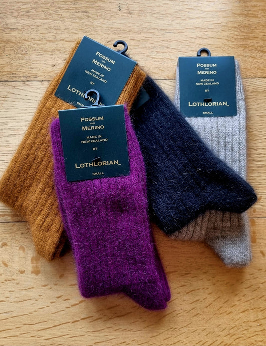Possum & Merino Socks - Small