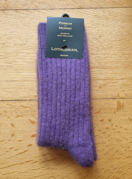 Possum & Merino Socks - Medium