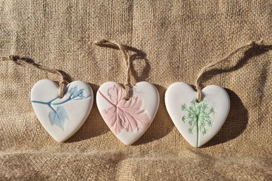 Hanging Ceramic Heart Large