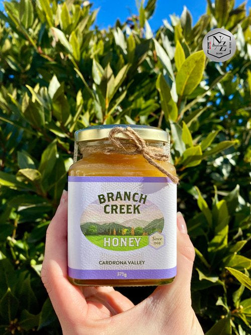 Branch Creek Honey Clover Blend Honey Raw 375g